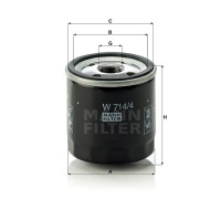 Фильтр масляный MANN-FILTER W 714/4